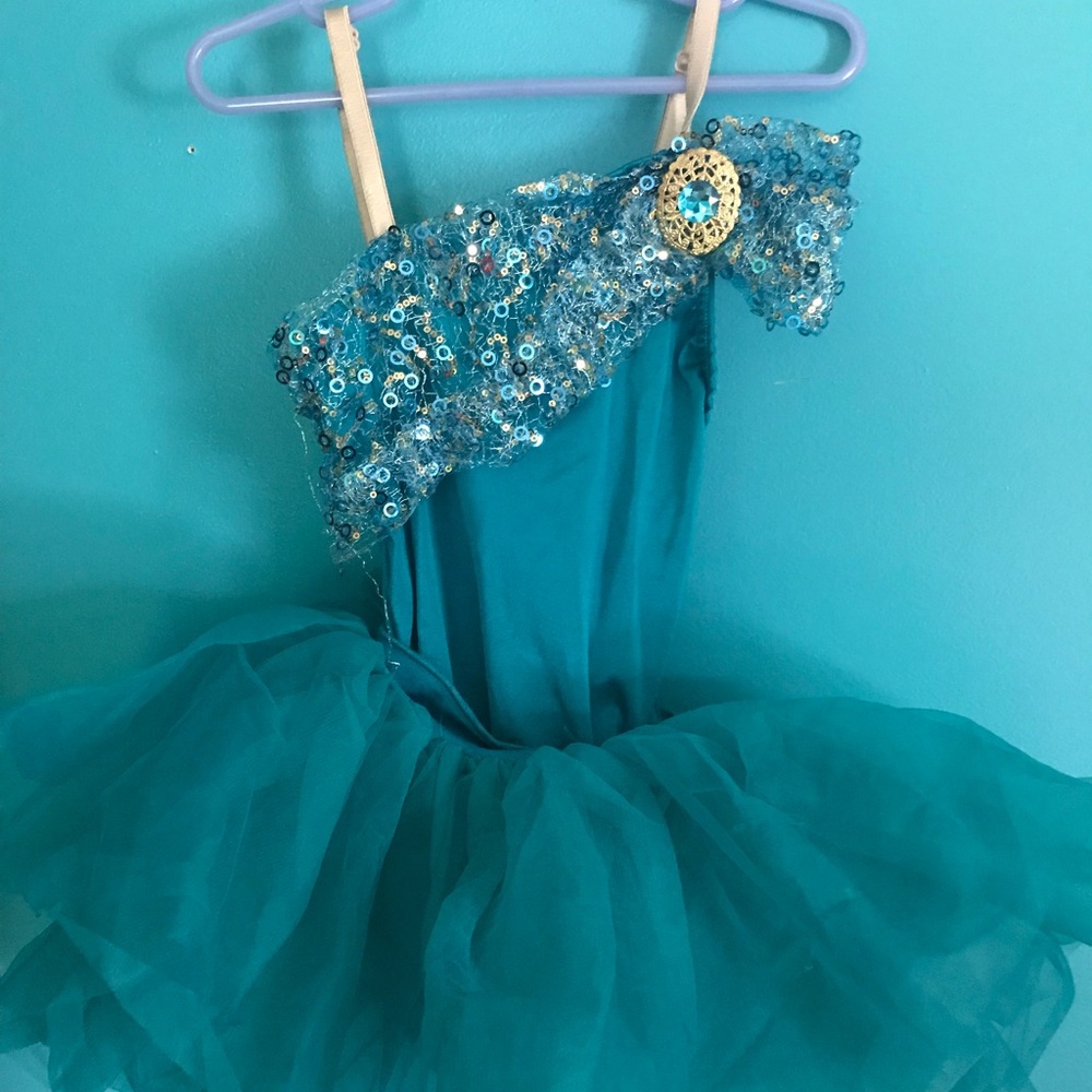 Dance Costume with detachable tutu